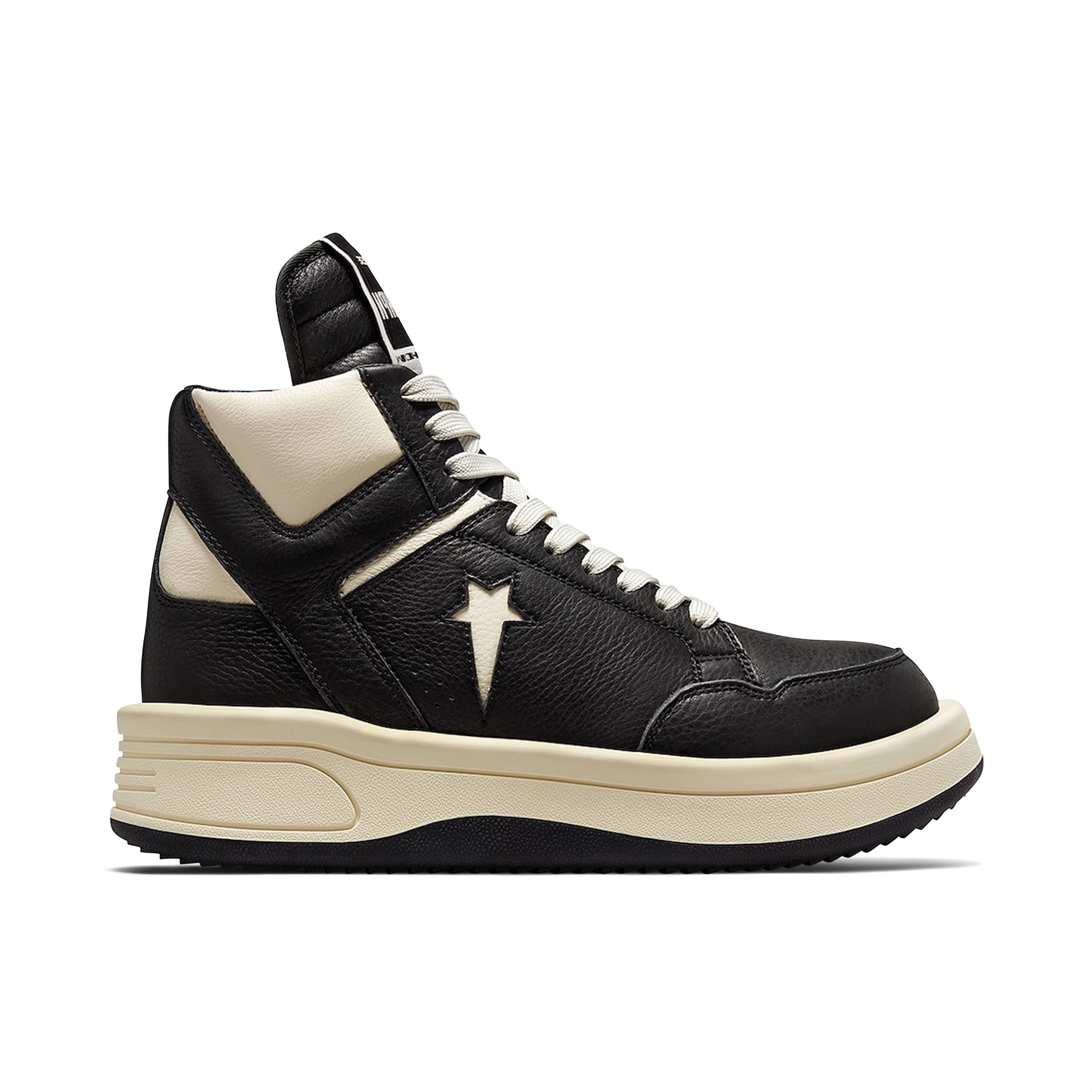 Converse TURBOWPN High x Rick Owens DRKSHDW Black Cream | A03945C | Laced