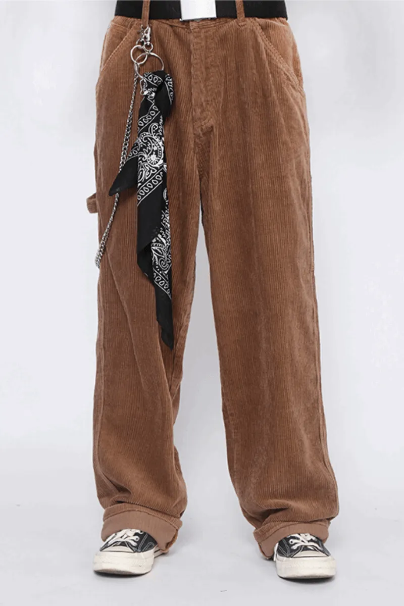 Corduroy Loose Trousers