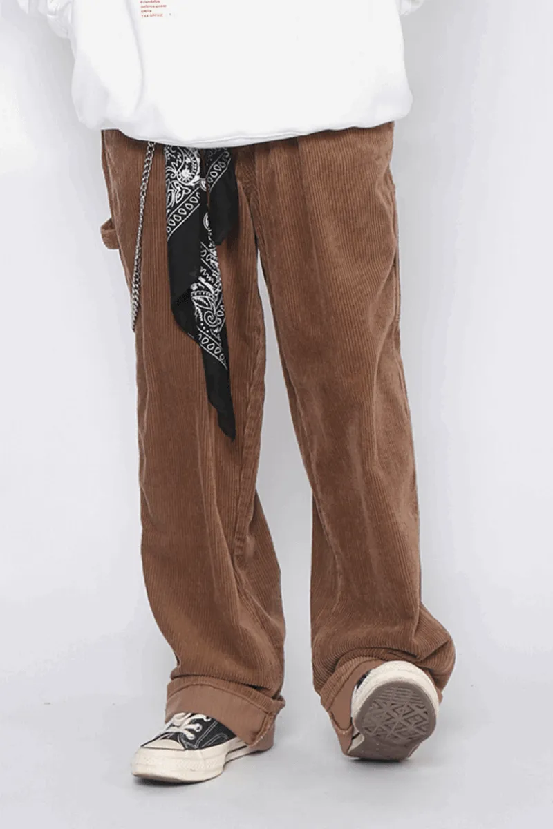 Corduroy Loose Trousers