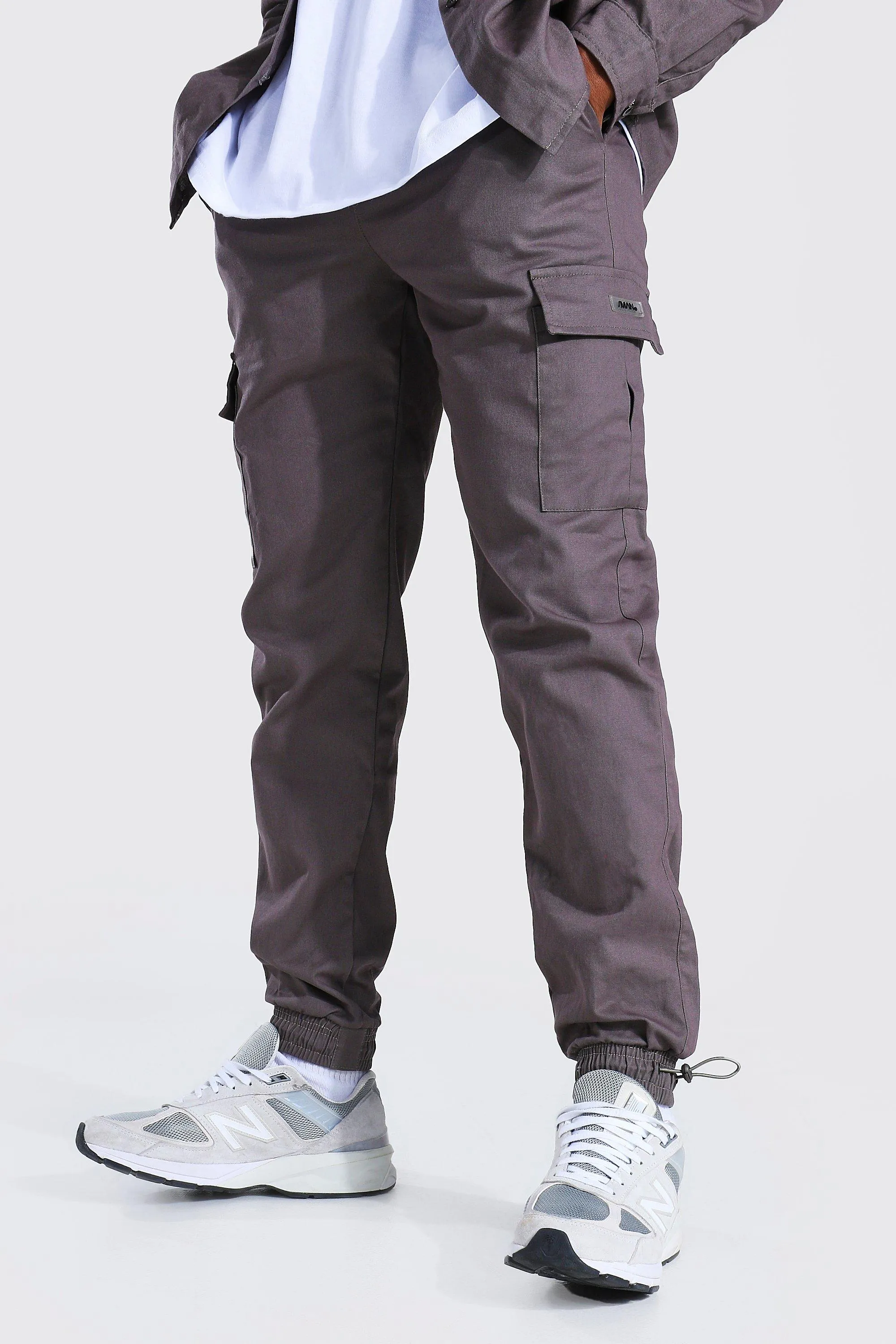 Cotton Twill Utility Joggers