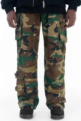 CZ Oversized Splash Ink Camo Trousers