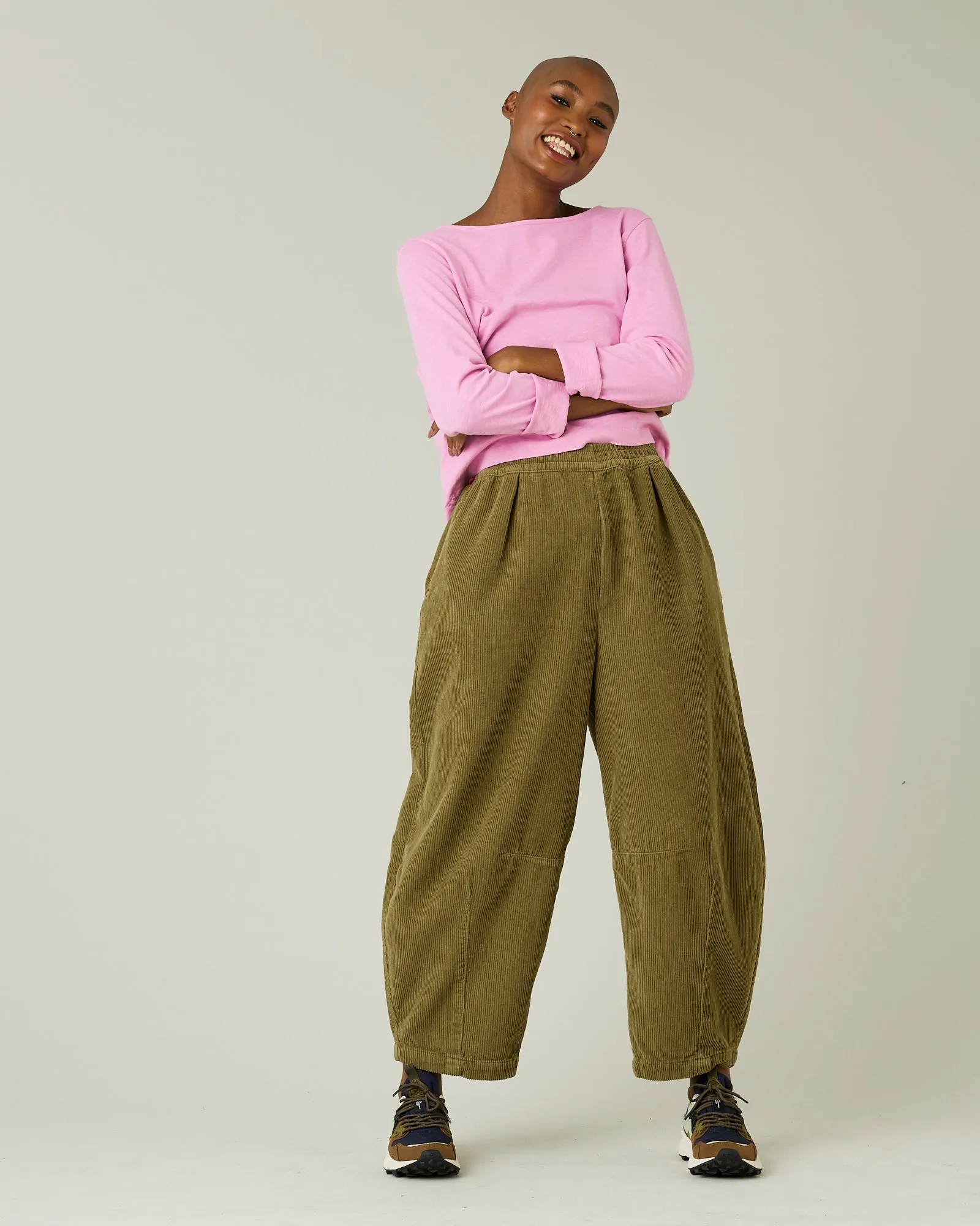 Daisy Olive Cord Trousers