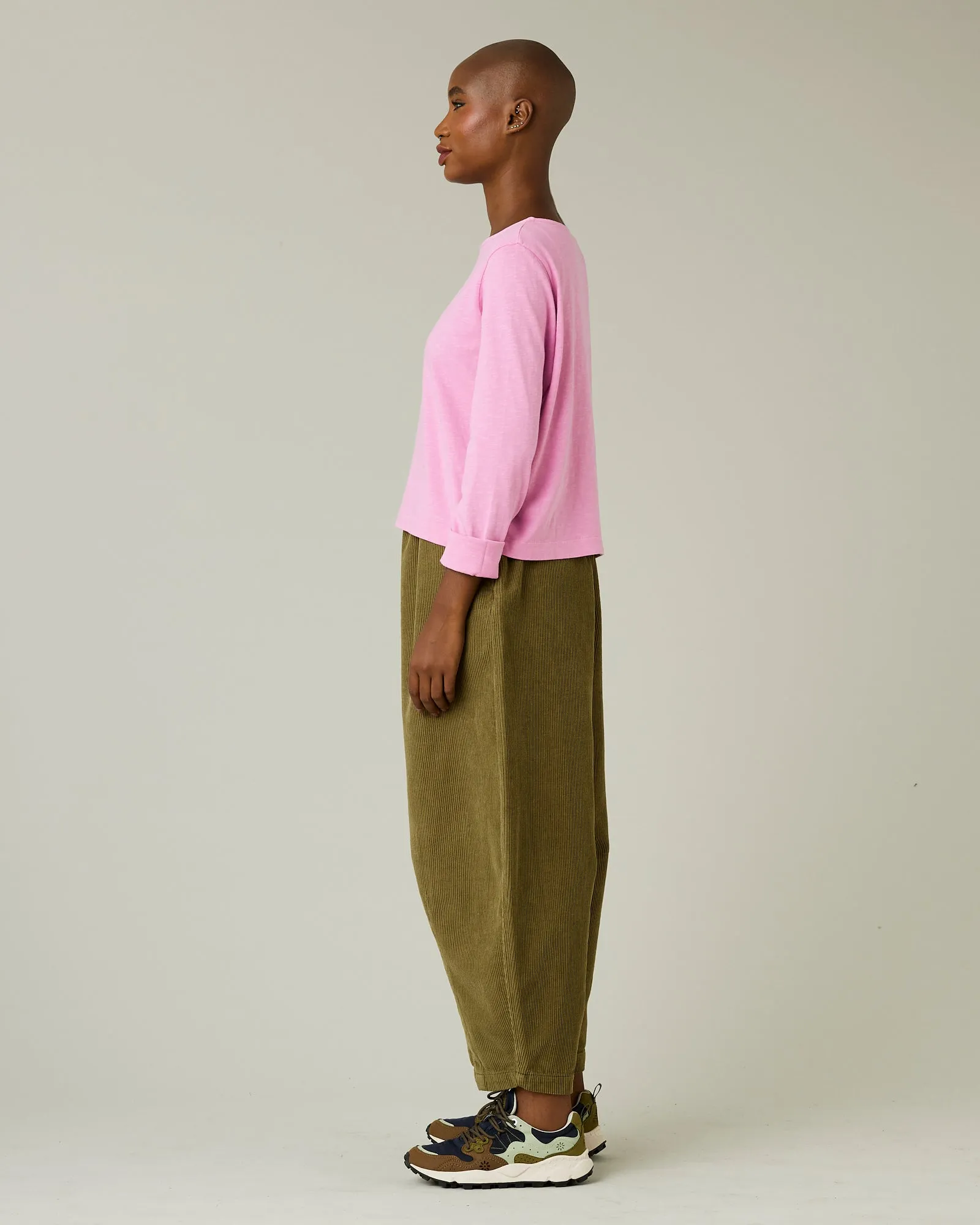 Daisy Olive Cord Trousers