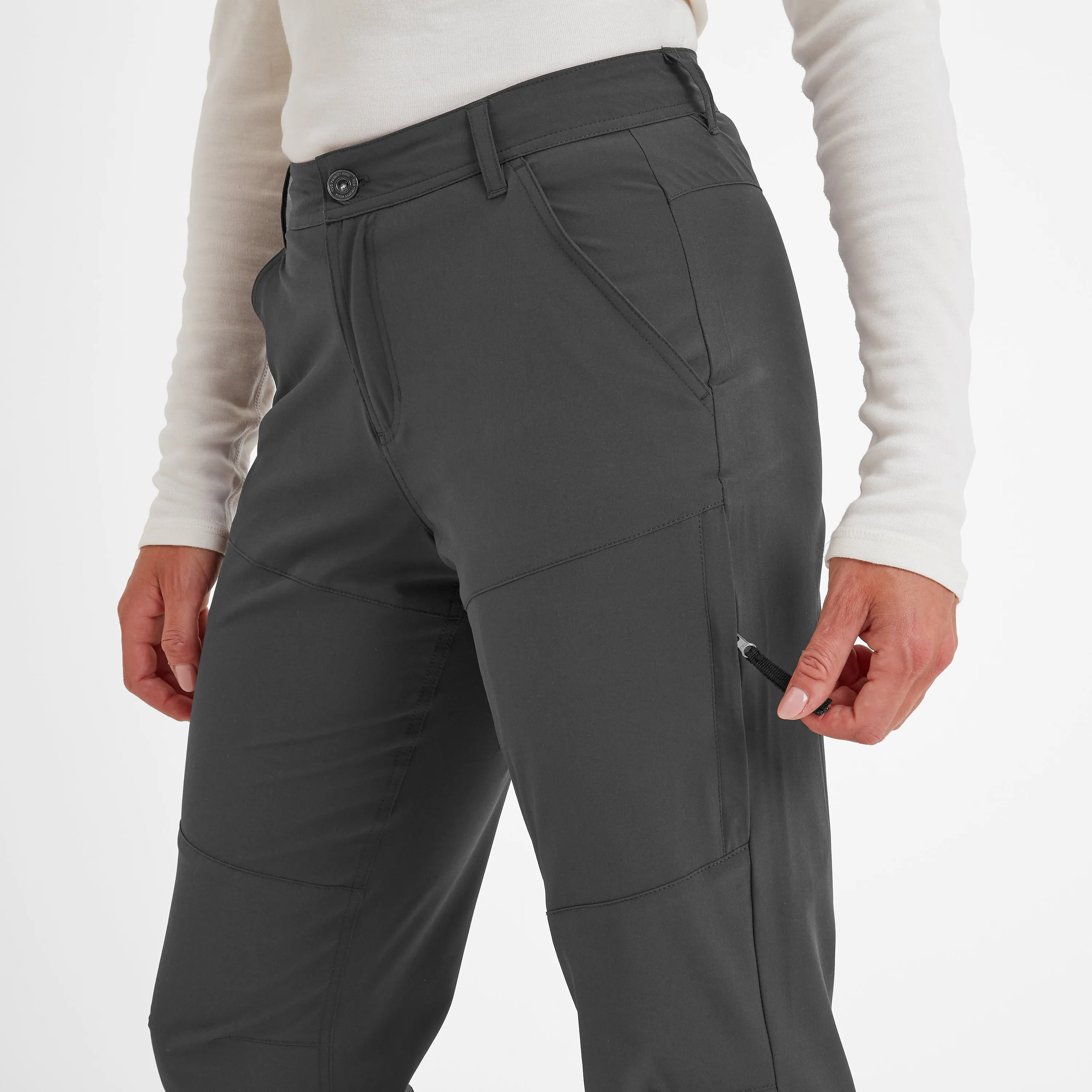 Denver Womens Walking Trousers Long - Storm