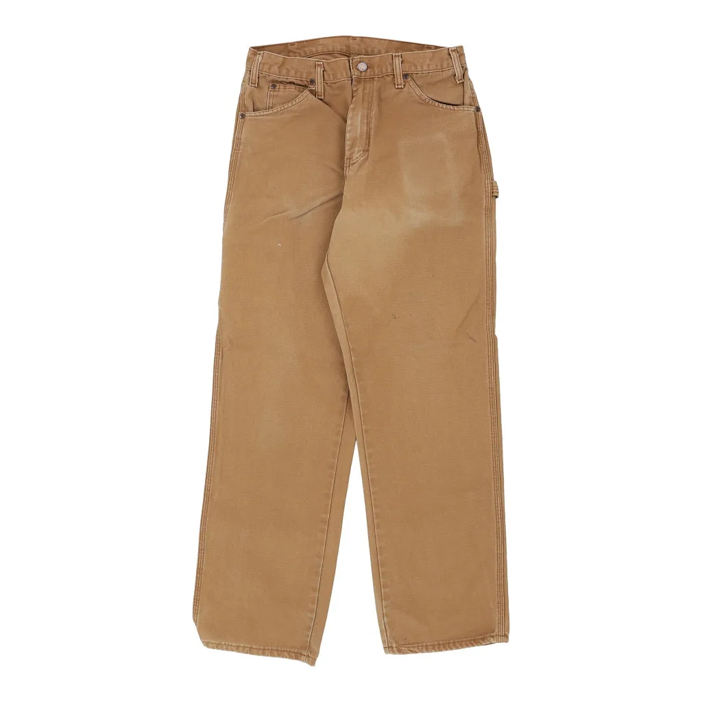 Dickies Carpenter Trousers - 32W 31L Brown Cotton