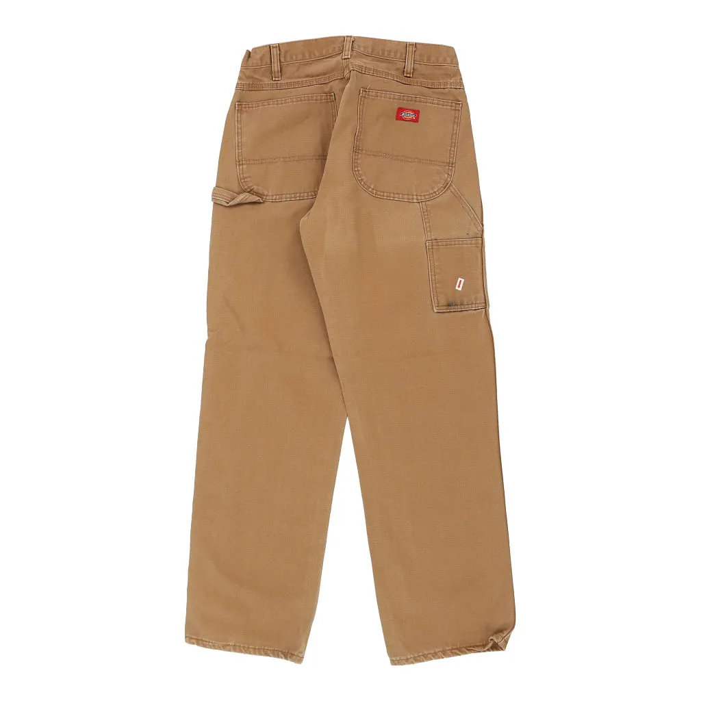 Dickies Carpenter Trousers - 32W 31L Brown Cotton