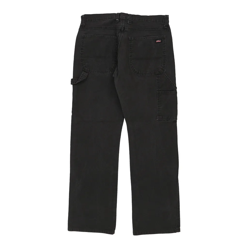 Dickies Carpenter Trousers - 34W 29L Black Cotton