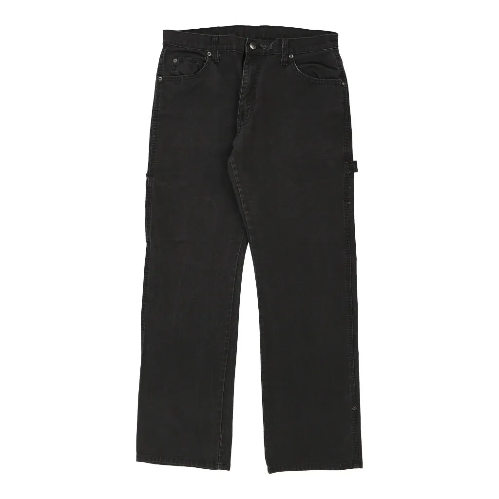 Dickies Carpenter Trousers - 34W 29L Black Cotton