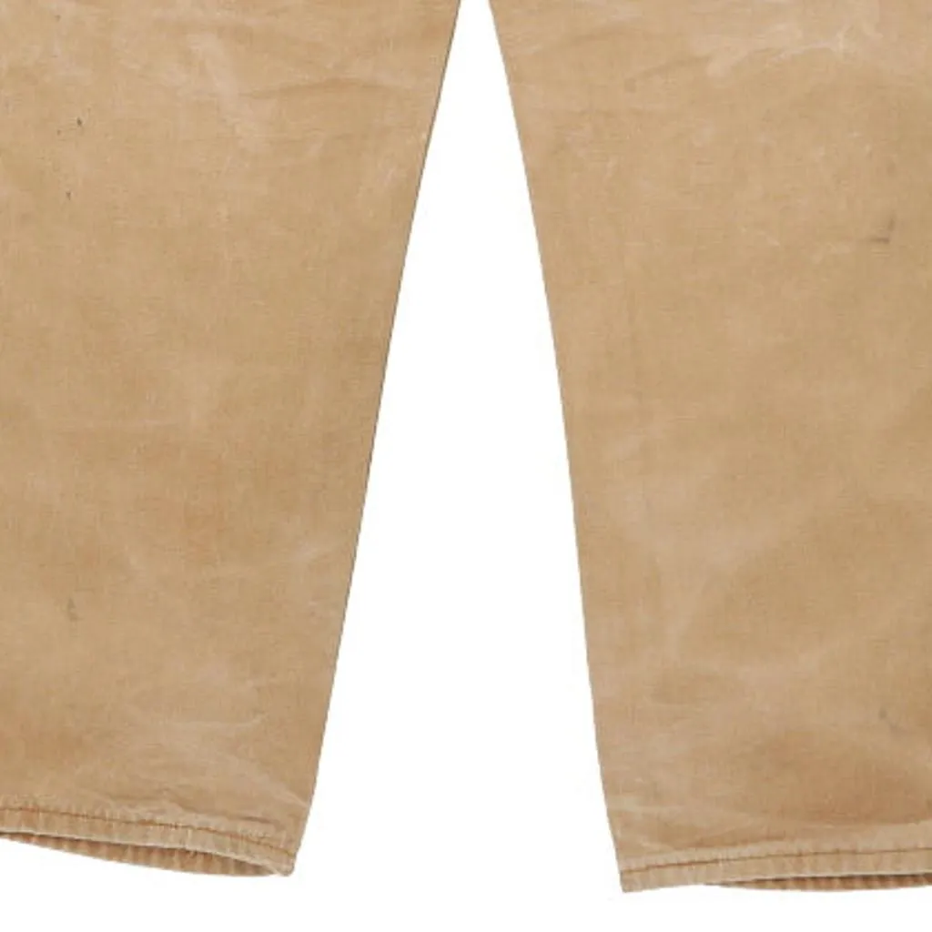 Dickies Carpenter Trousers - 34W 32L Beige Cotton