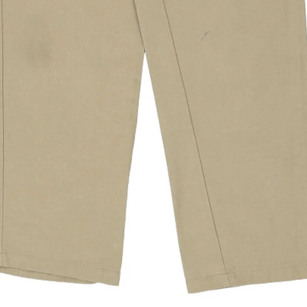 Dickies Trousers - 32W 31L Beige Cotton Blend