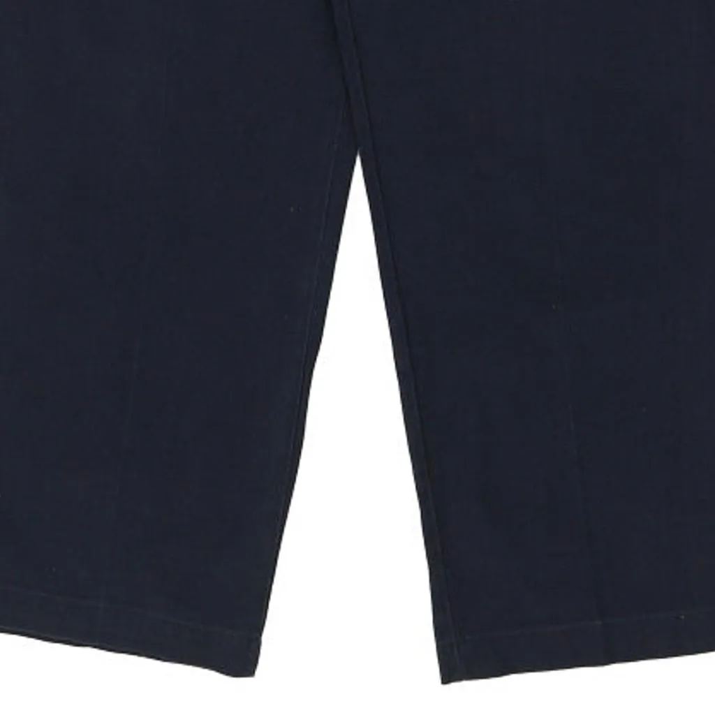 Dickies Trousers - 36W 31L Navy Cotton Blend