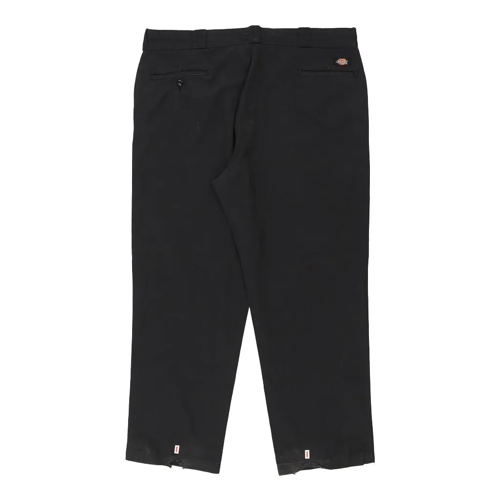 Dickies Trousers - 42W 30L Black Cotton Blend