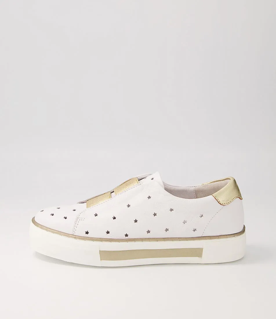 DJANGO & JULIETTE Fiza White Multi Sneakers