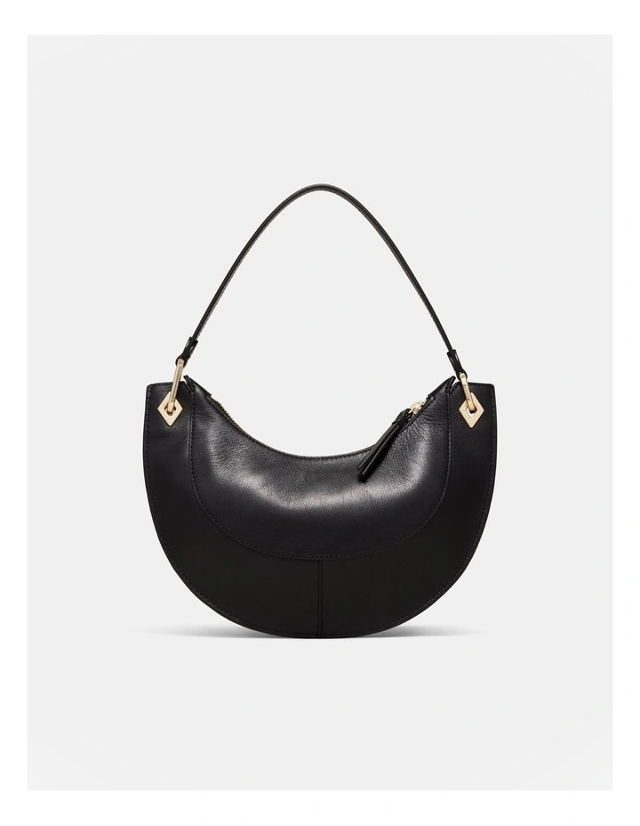 Dolly Shoulder Bag in Black Light Gold