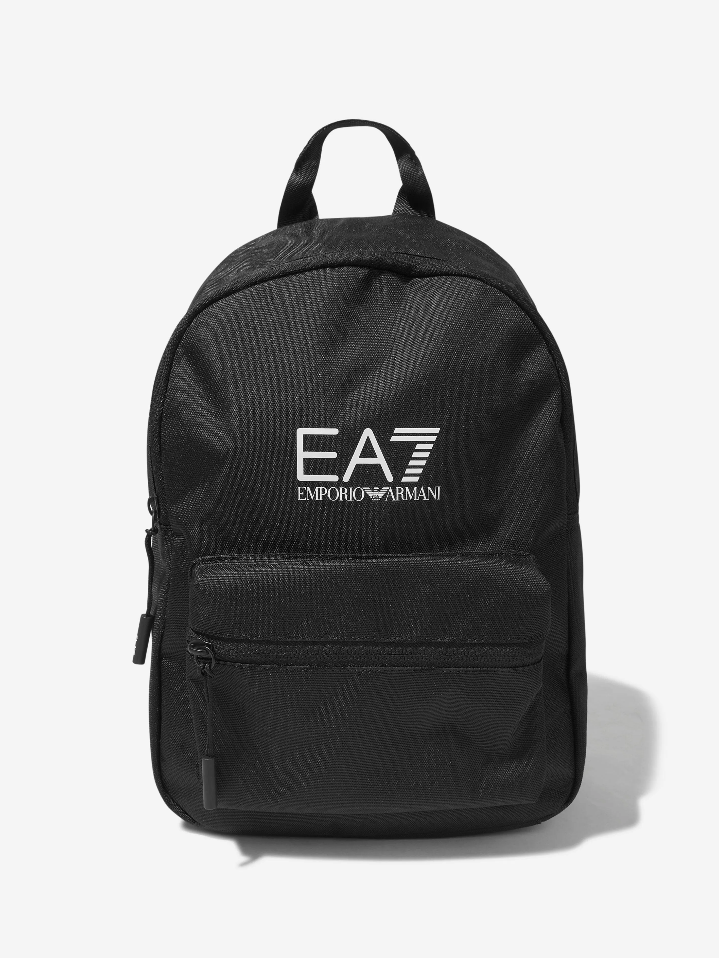 EA7 Emporio Armani Kids Logo Backpack in Black