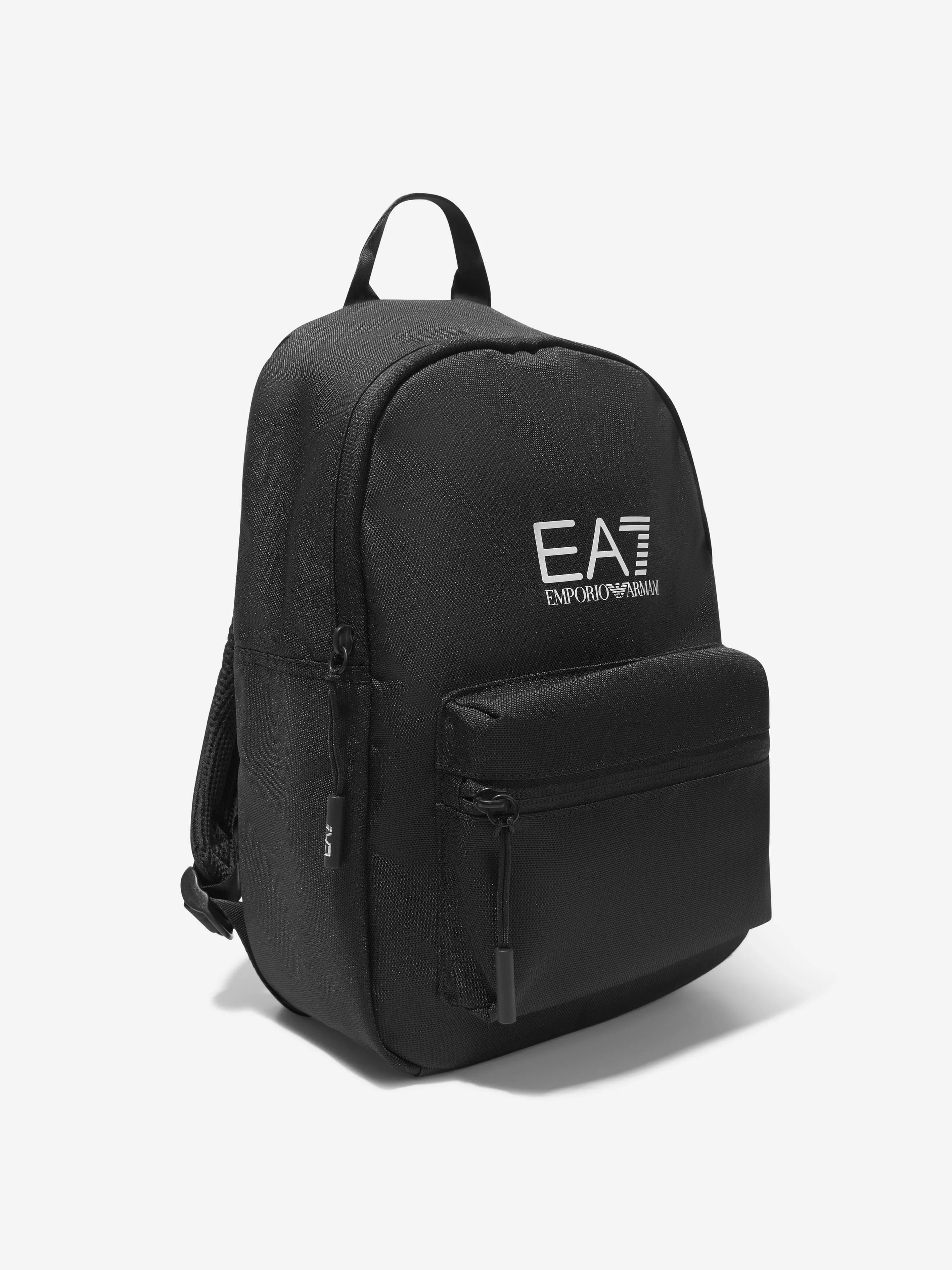 EA7 Emporio Armani Kids Logo Backpack in Black