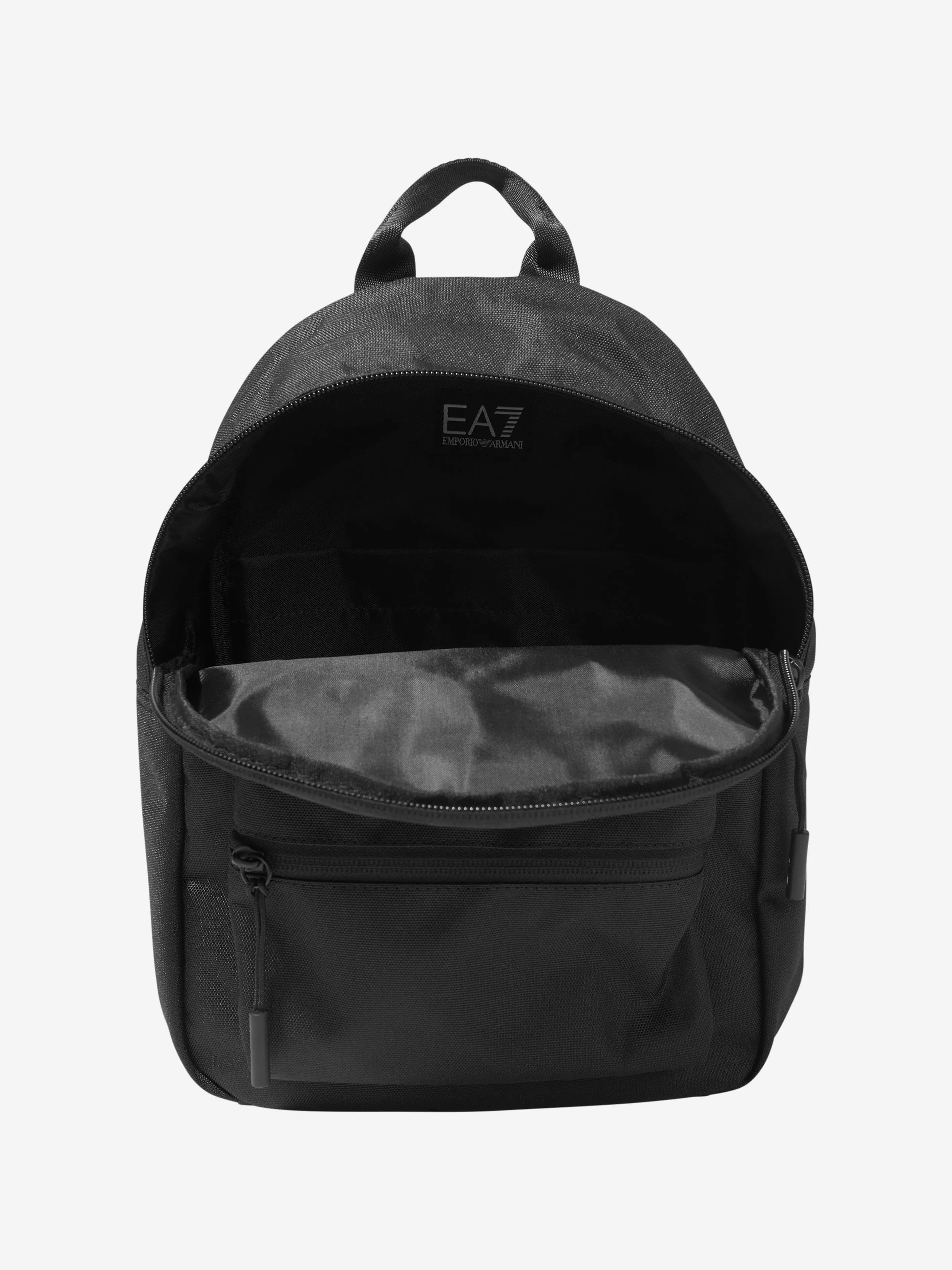 EA7 Emporio Armani Kids Logo Backpack in Black