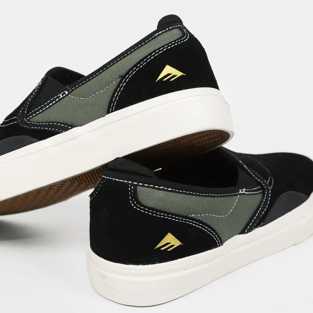 Emerica - Wino G6 Slip On Shoes - Black / Olive