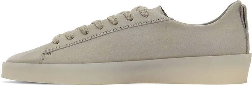 Essentials Gray Tennis Low Sneakers