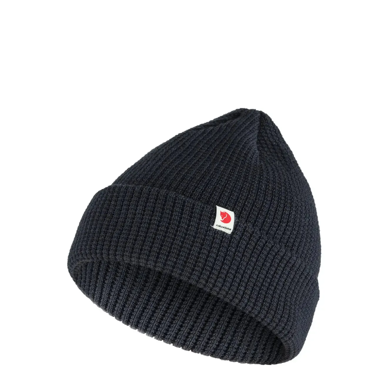 Fjallraven Tab Beanie Hat Dark Navy