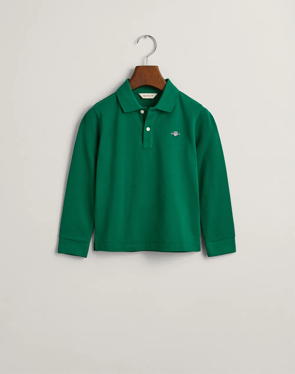 GANT MMSHIELD LS PIQUE POLO SHIRT