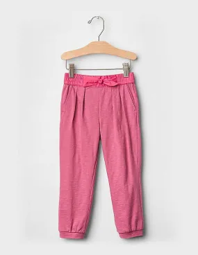 GAP Baby Pink Knot Bow Joggers