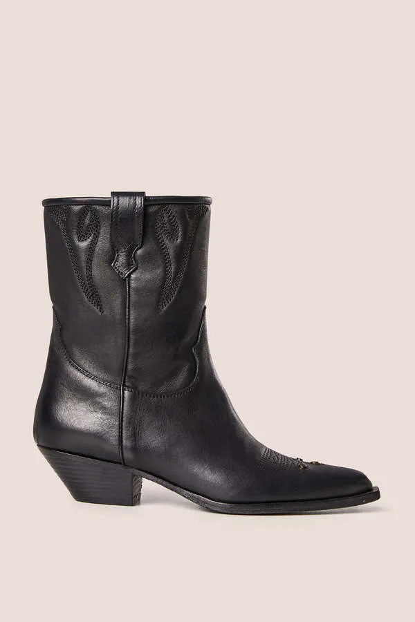 Gloria Texan Boot - Black