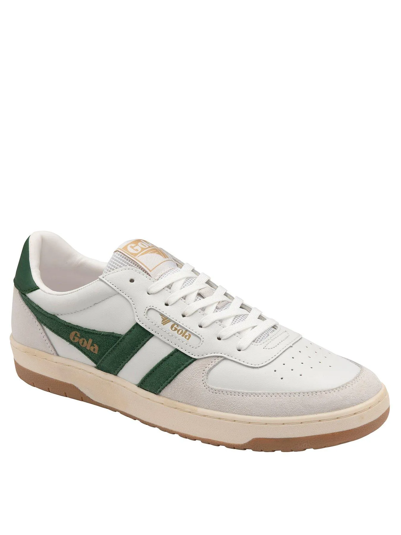 Gola Men's Hawk Trainers - White/Green