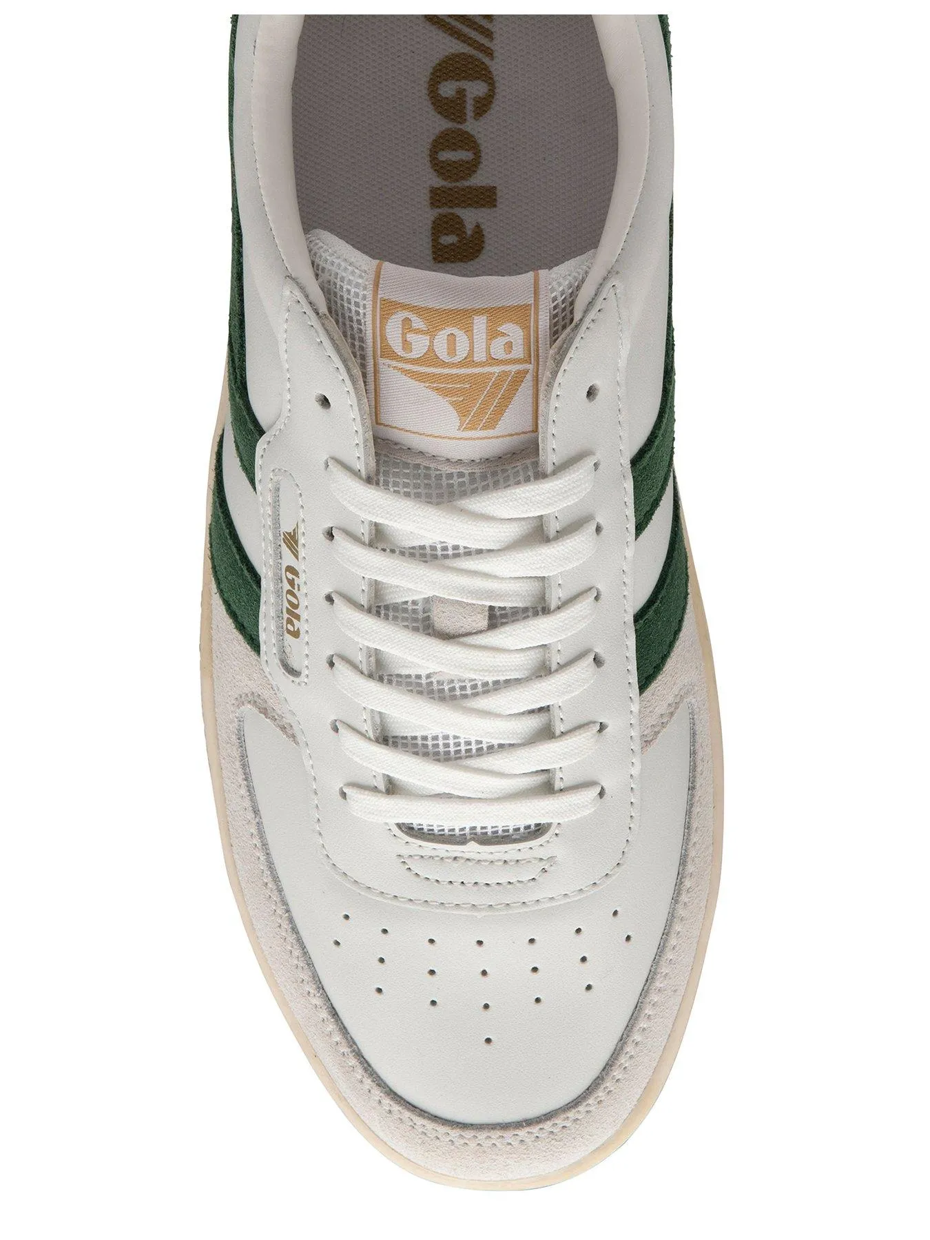 Gola Men's Hawk Trainers - White/Green