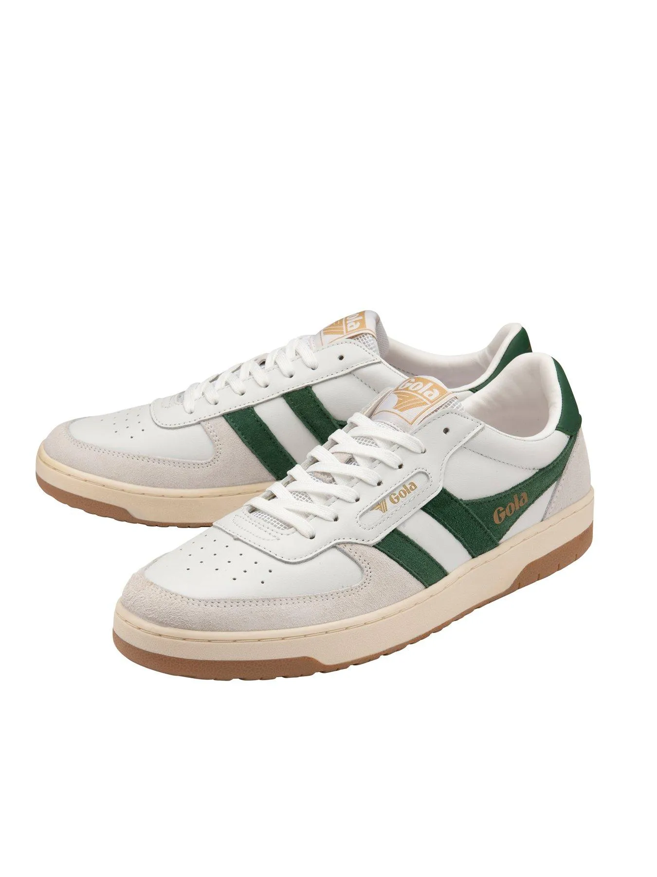 Gola Men's Hawk Trainers - White/Green