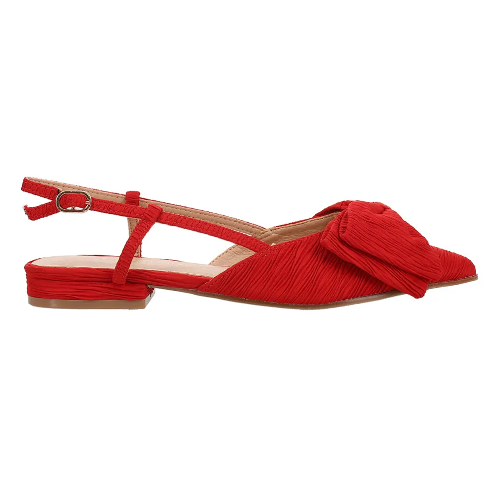 Harmony Pleated Slingback Flats