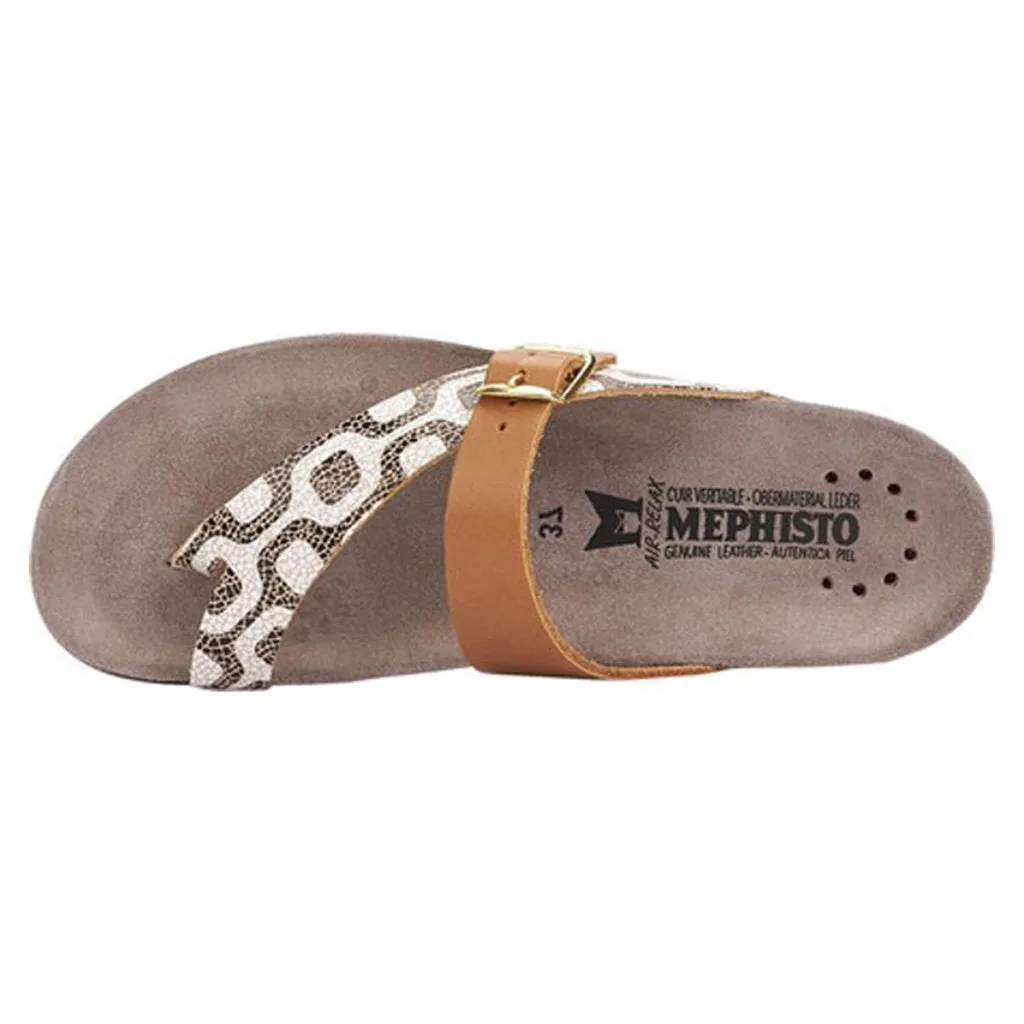 Helen Mix Leather Women's Slide Sandals