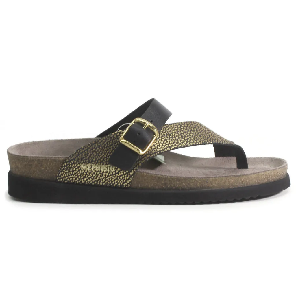 Helen Mix Leather Women's Slide Sandals