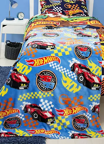 Hot Wheels Flame Fleece Blanket | Kaleidoscope