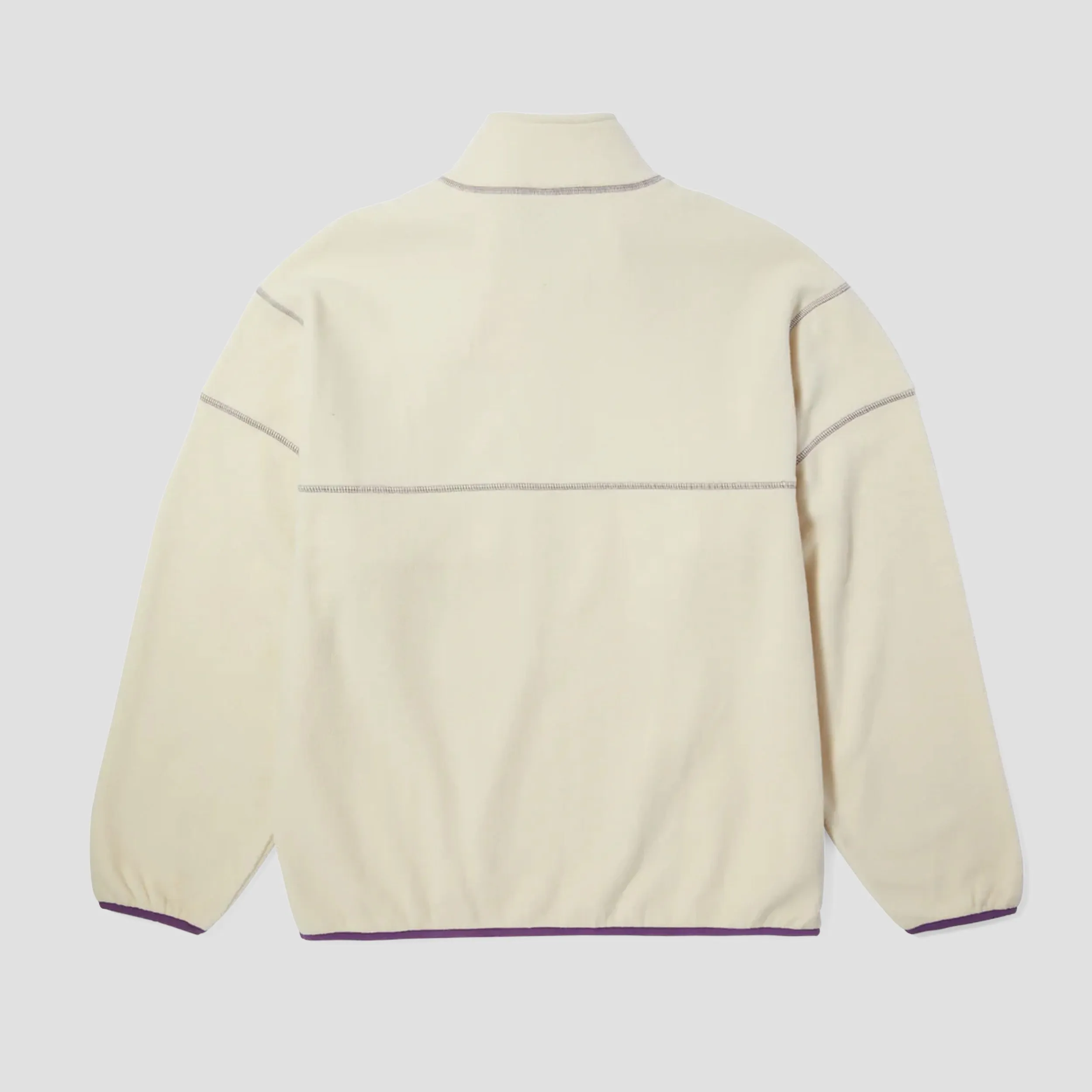 HUF Elysian Quarter Zip Fleece Bone