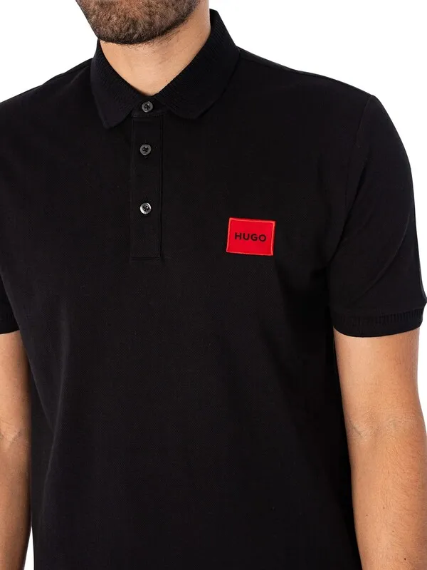 HUGO Dereso222 Polo Shirt - Black