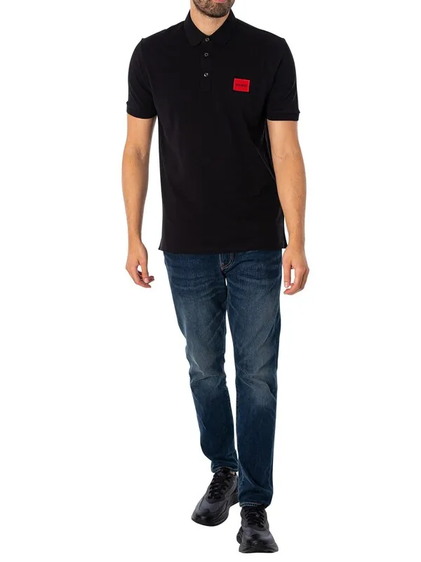 HUGO Dereso222 Polo Shirt - Black