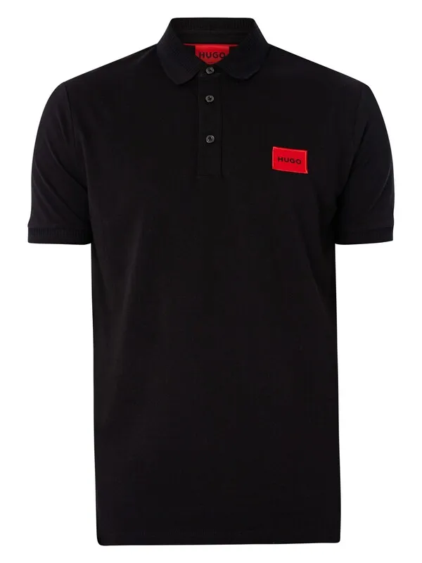 HUGO Dereso222 Polo Shirt - Black