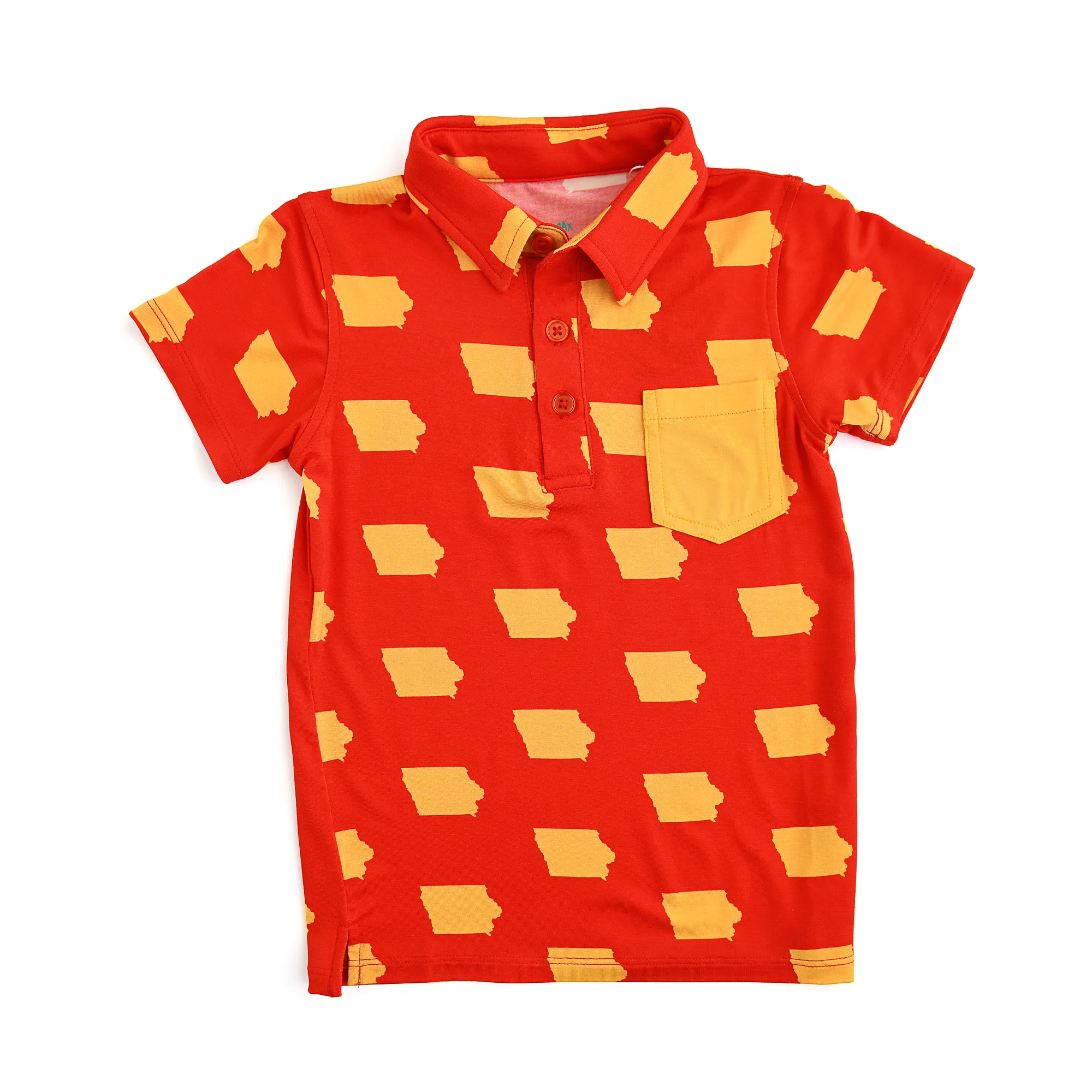 Iowa State Cardinal & Gold POLO SHIRT