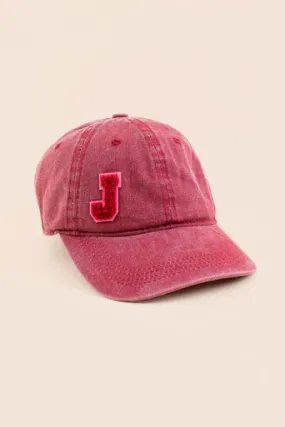 J Initial Patch Baseball Hat