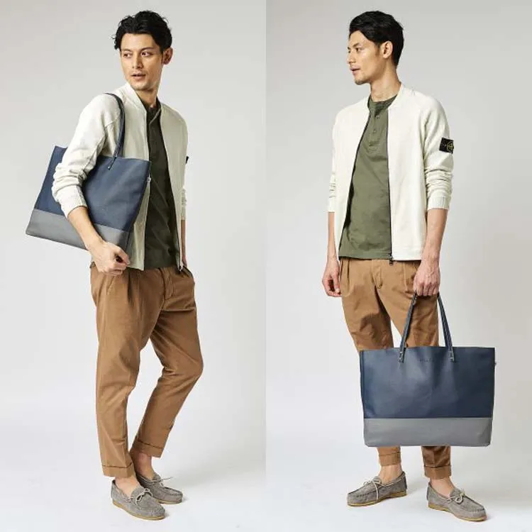 Japanese magazine gift Nano Blue Big Shoulder Bag