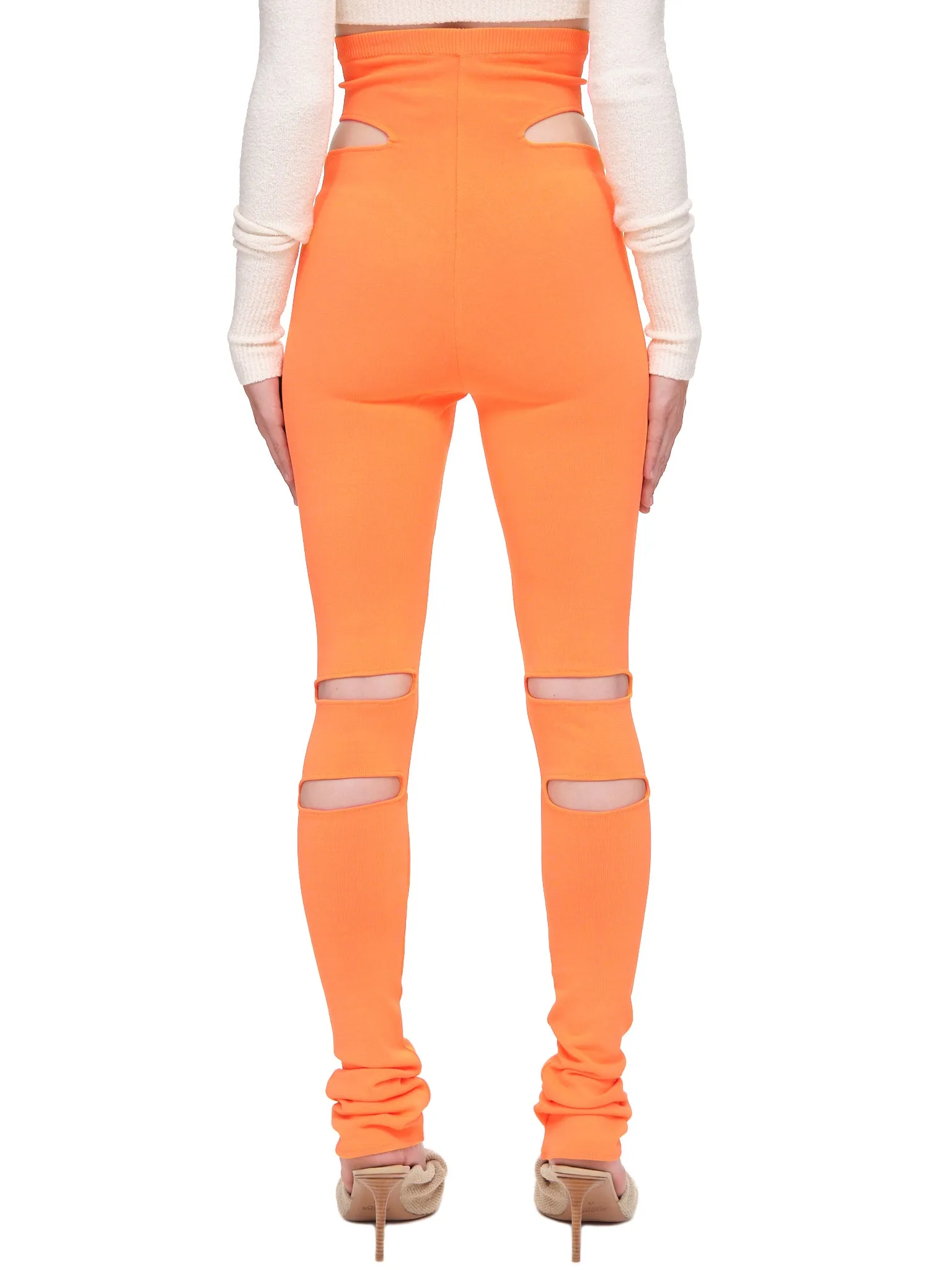 Knit Cutout Leggings (TR06-KN-F-MANDARIN)