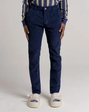 KOBI MEN'S CORDUROY TROUSERS - NAVY