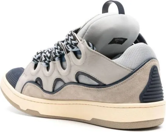 Lanvin Curb lace-up sneakers Grey