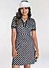 Laura Scott Patterned Print Polo Dress