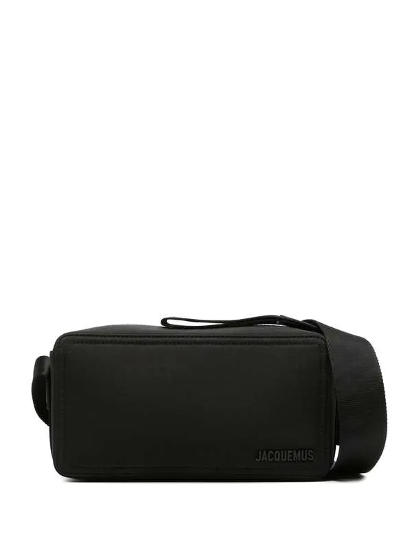 Le Cuerda Horizontal Shoulder Bag - Black