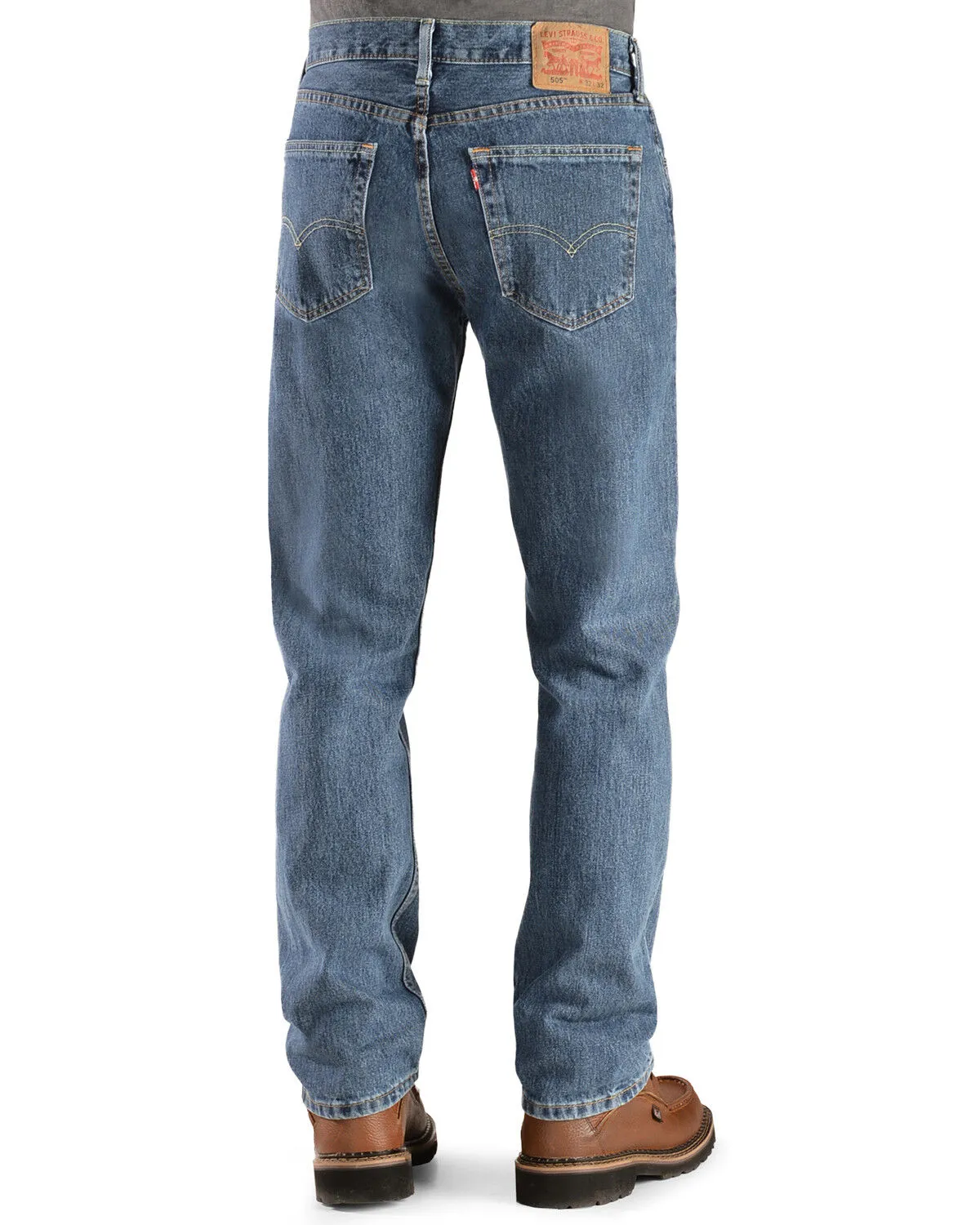 Levi's Men's 505 Prewashed Regular Straight Leg Jeans