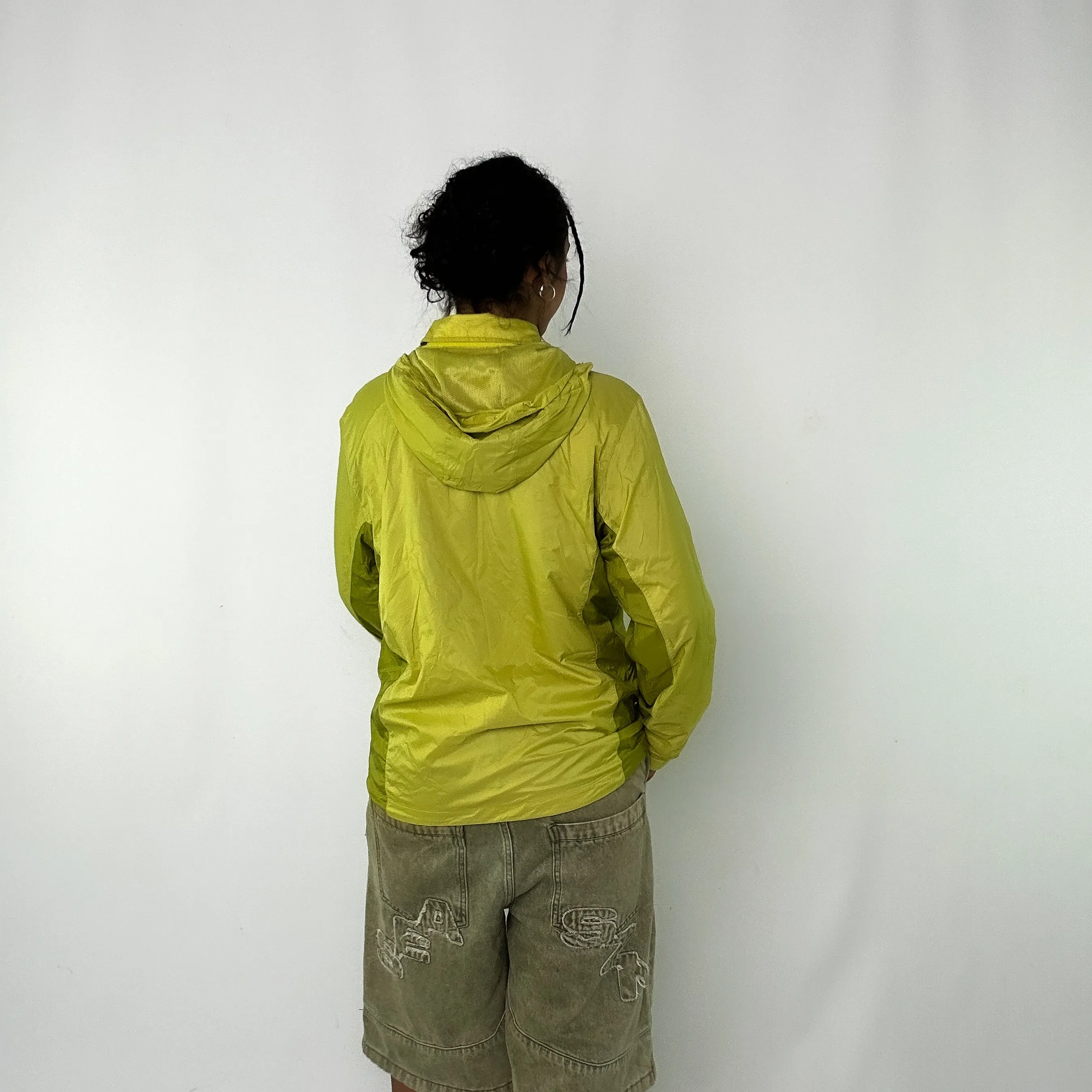 Light Green 90s Montbell Light Rain Jacket (L)