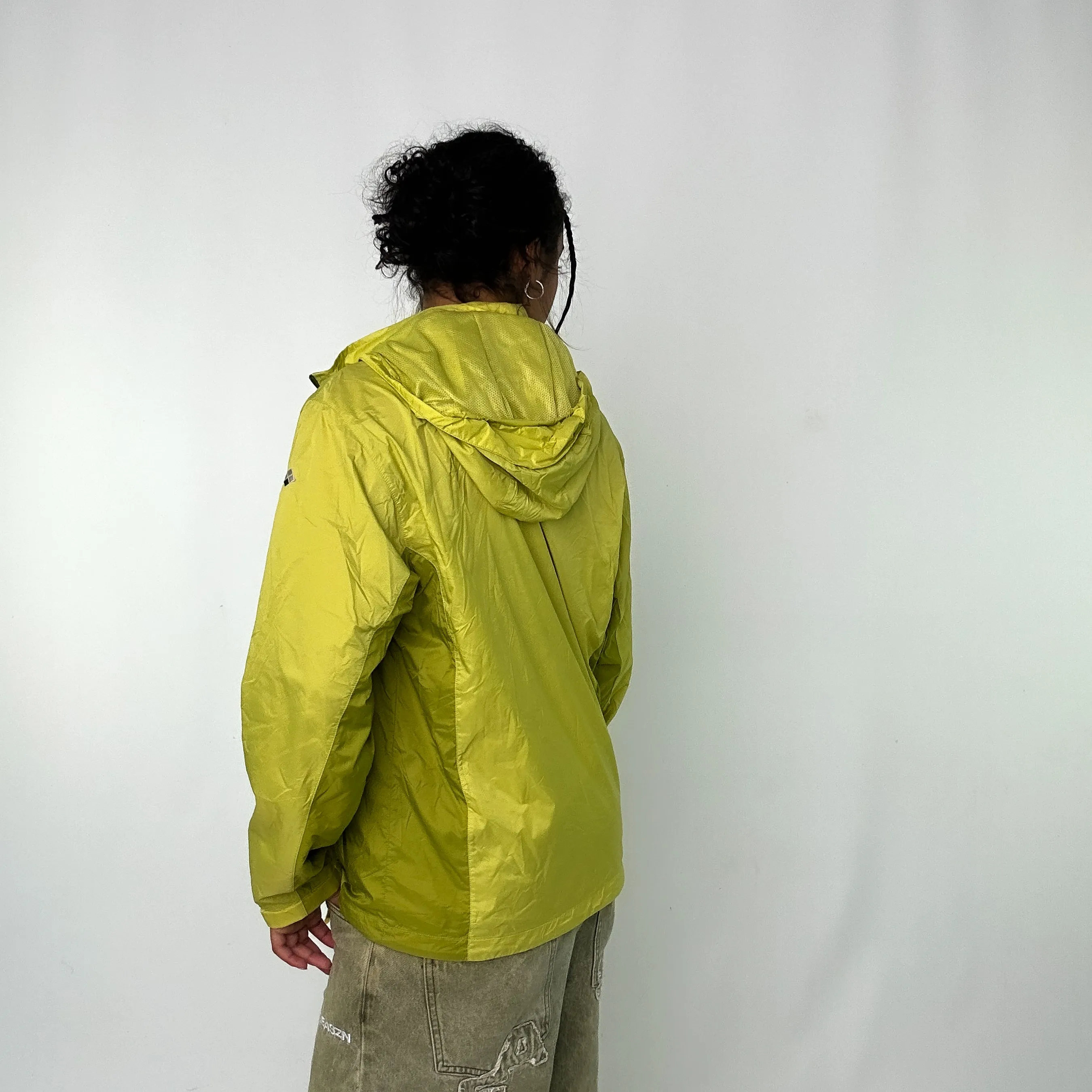 Light Green 90s Montbell Light Rain Jacket (L)