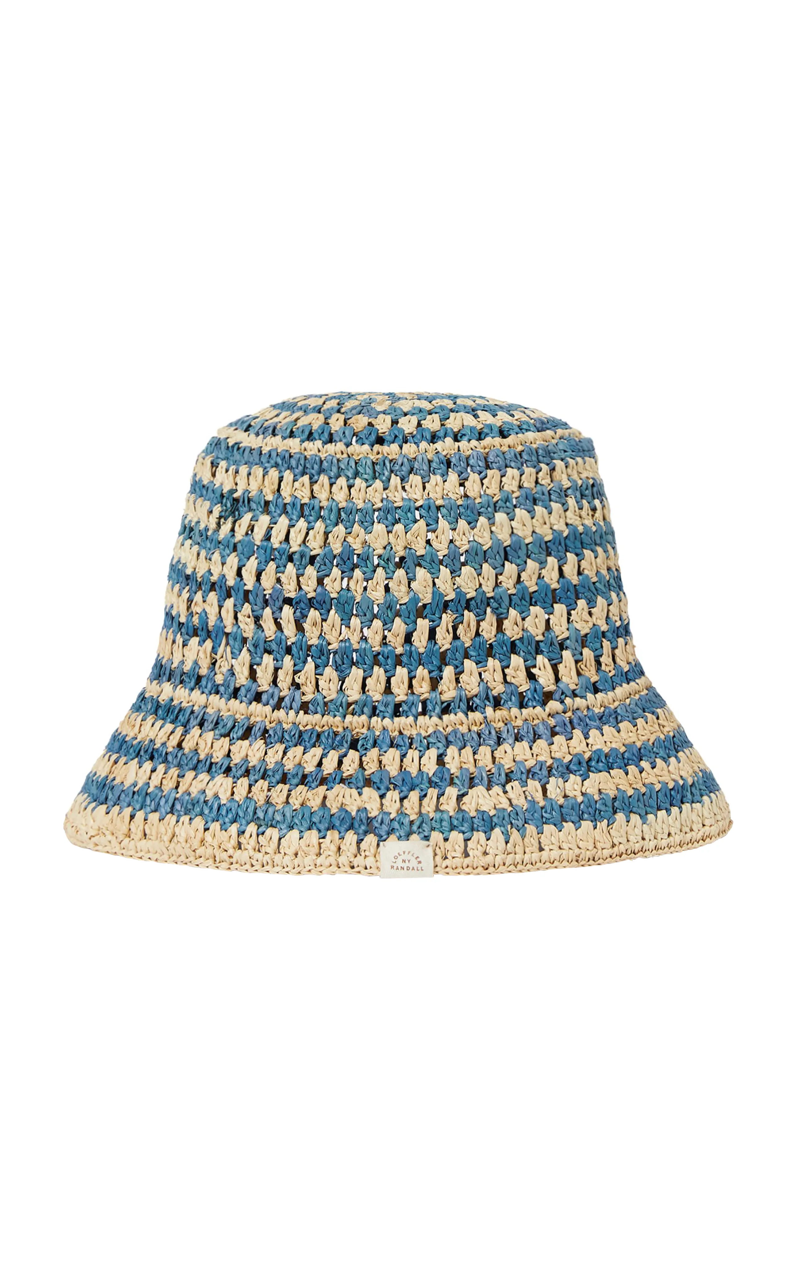 Loeffler Randall Jocelyn Raffia Bucket Hat